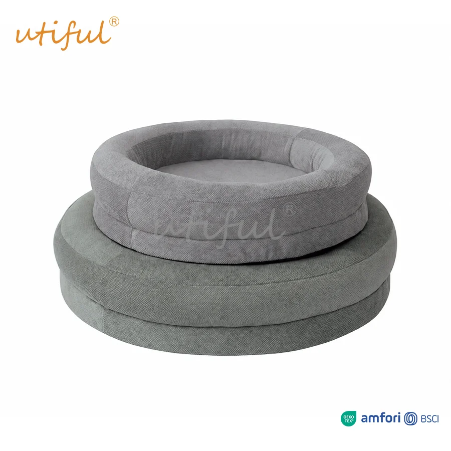Round Cuddler Dog and Cat Bed | UT11014