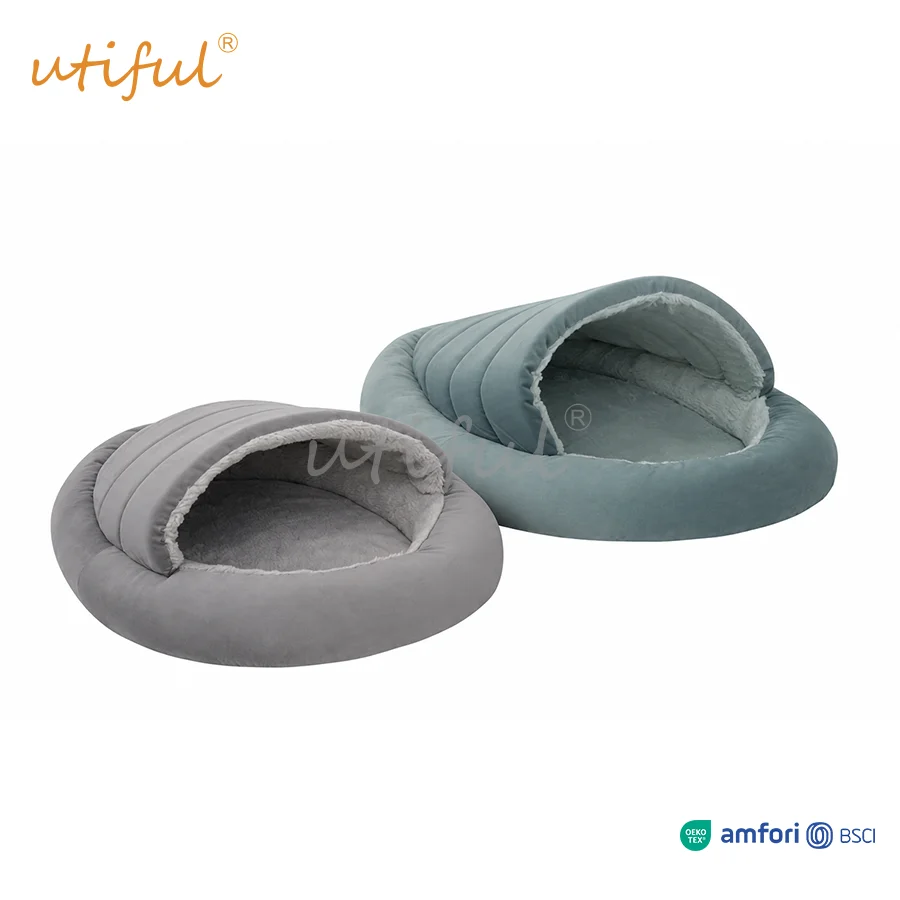 Hooded Cave Dog and Cat Bed | UT11019